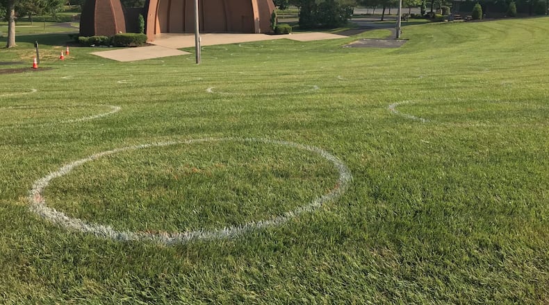 Reservations, first-time beer sales and COVID-19 guidelines requiring designated areas for attendees were to be part of a condensed Sunday concert series at Centerville’s Stubbs Park Amphitheater starting Sunday. The concerts have been canceled now. CONTRIBUTED