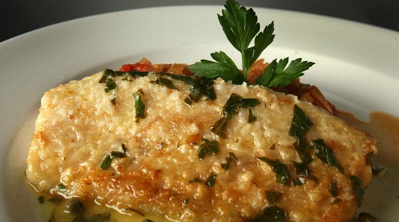 Eva’s Whitefish with Lemon Caper Wine Sauce. (Marcin Szczepanski/Detroit Free Press/TNS)