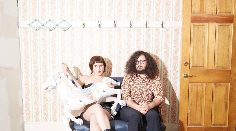 Kate Wakefield (left) and Daisy Caplan of Cincinnati-based Lung released its debut album, “Bottom of the Barrel,” on March 18. CONTRIBUTED