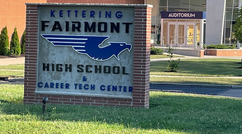Fairmont High School is the site of new security cameras and a pilot program aimed upgrades in visitor management. NICK BLIZZARD/STAFF
