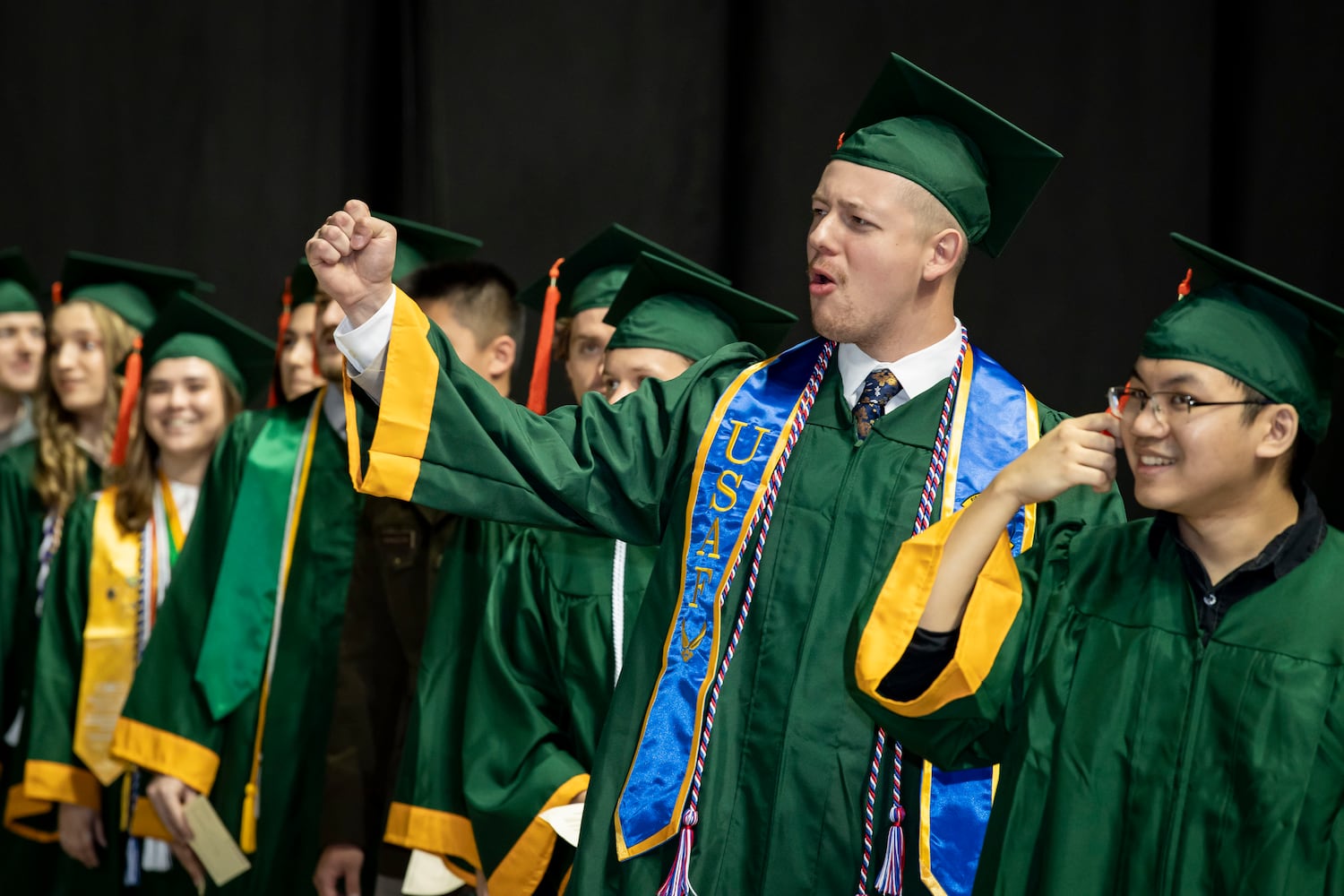 Wright State University's 2025 spring commencement
