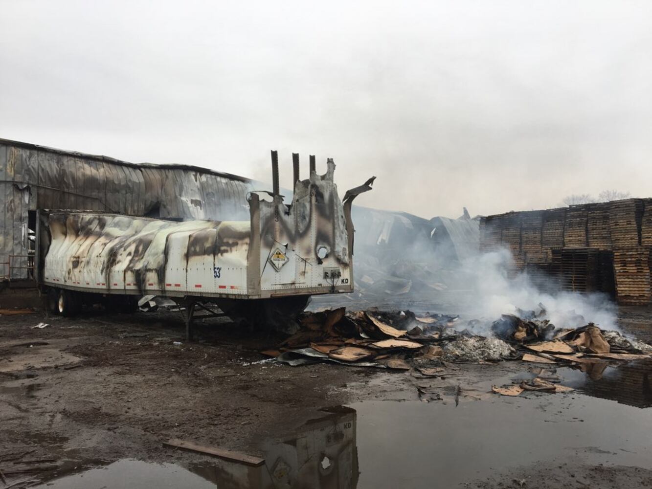 PHOTOS: Flames seen in BDL Supply fire in South Charleston