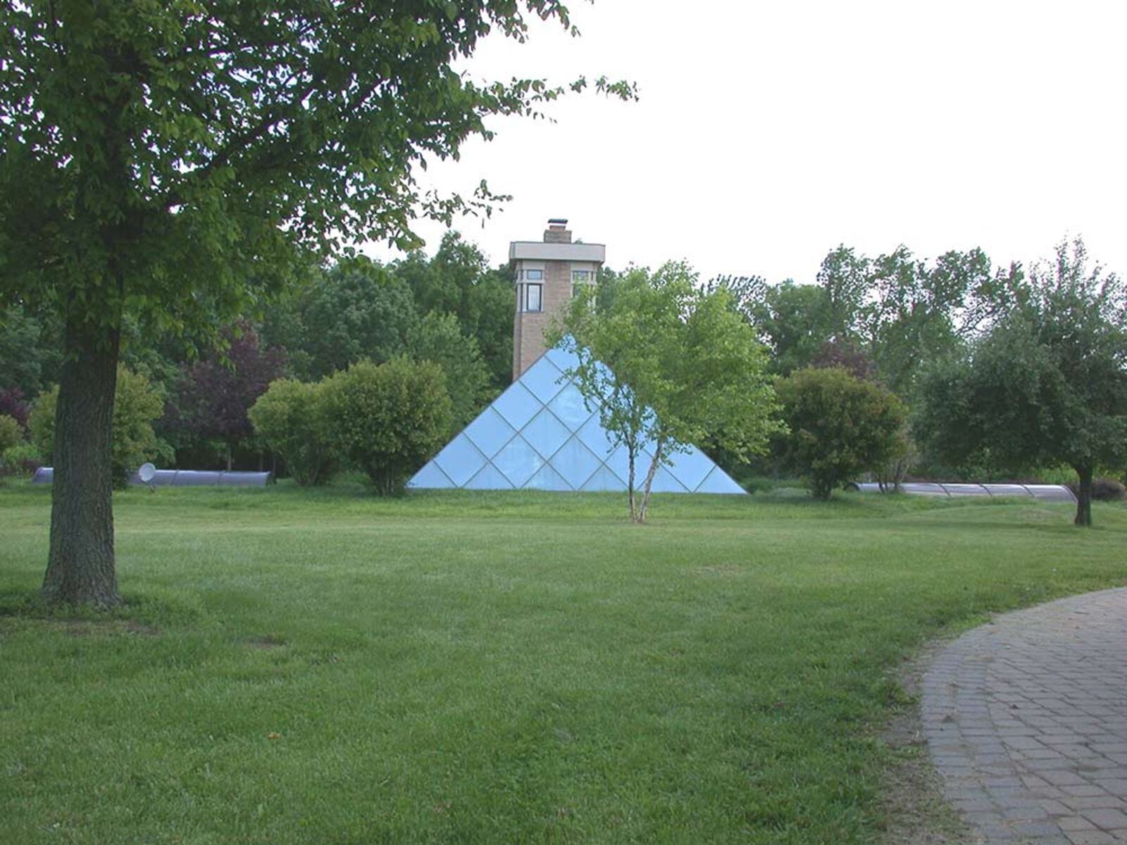 The underground Pyramid House was the residence of the park's founder, HarryT. Wilks. It will now be used as a venue for events.