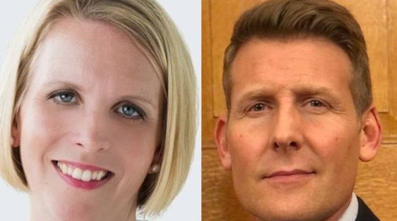 Alice DeWine and David Hayes