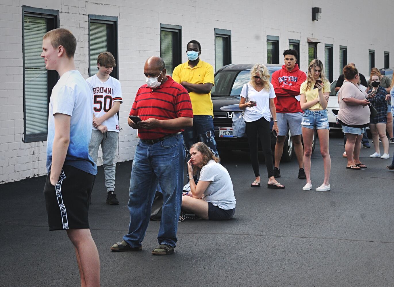 PHOTOS: Long lines as state BMV offices reopen after coronavirus shutdowns