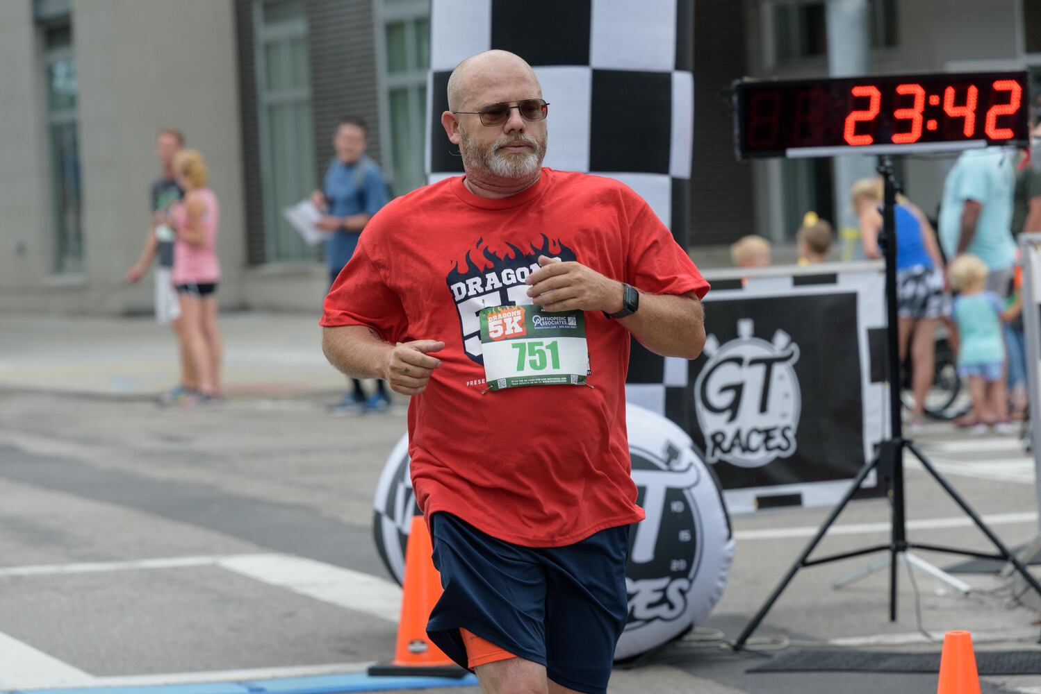 PHOTOS: Did we spot you running in the Dragons 5K at Day Air Ballpark?