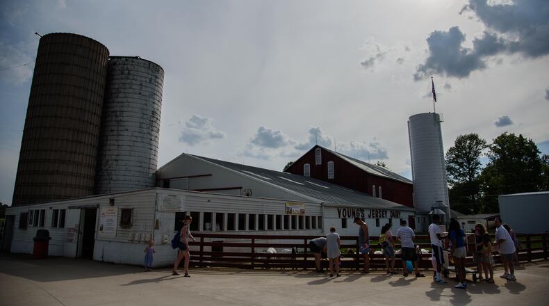 Young’s Jersey Dairy hosts an annual celebration each Memorial Day. Guests spent the days enjoying ice cream, miniature golf, the driving range, batting cages, slides and carnival rides. PHOTO / TOM GILLIAM PHOTOGRAPHY