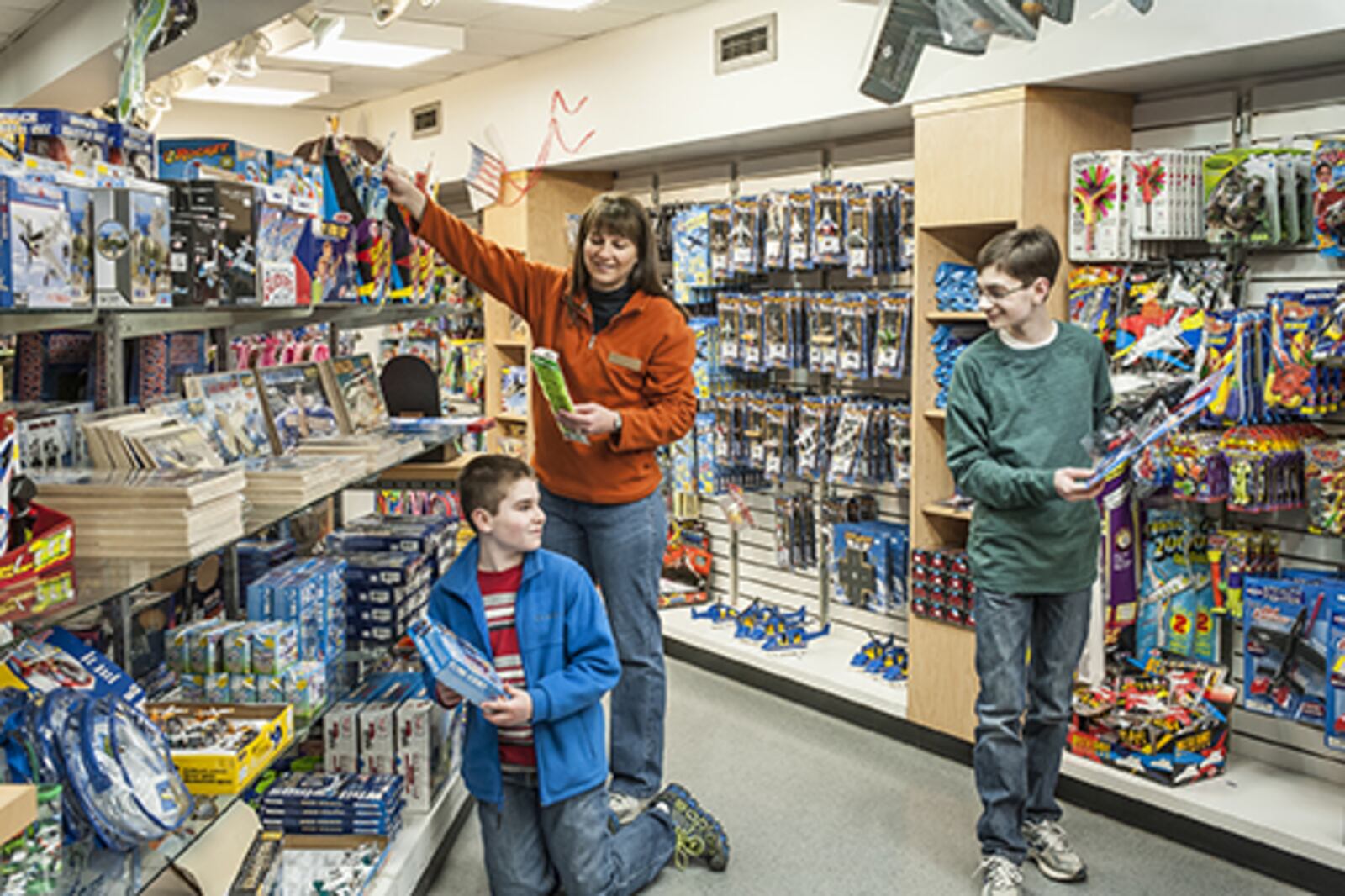 The Air Force Museum store is a great place to take care of your holiday shopping.