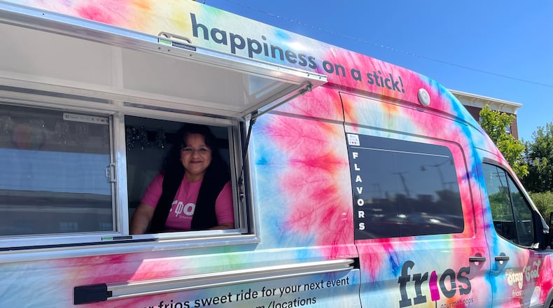 Frios Gourmet Pops specializes in fruity and creamy popsicles.