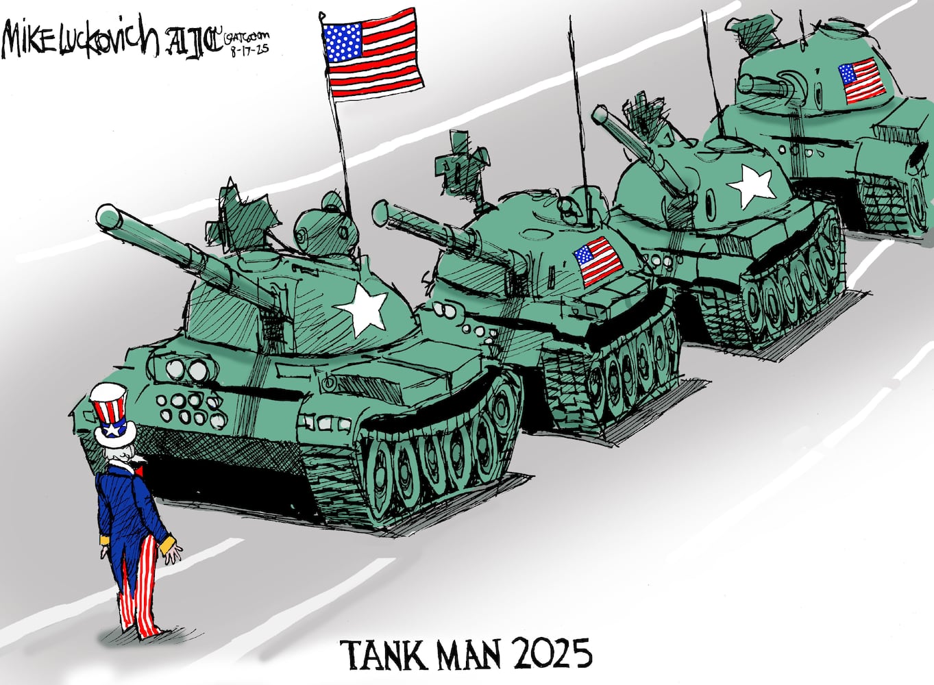 CARTOONS: Mike Luckovich, Aug. 18, 2025