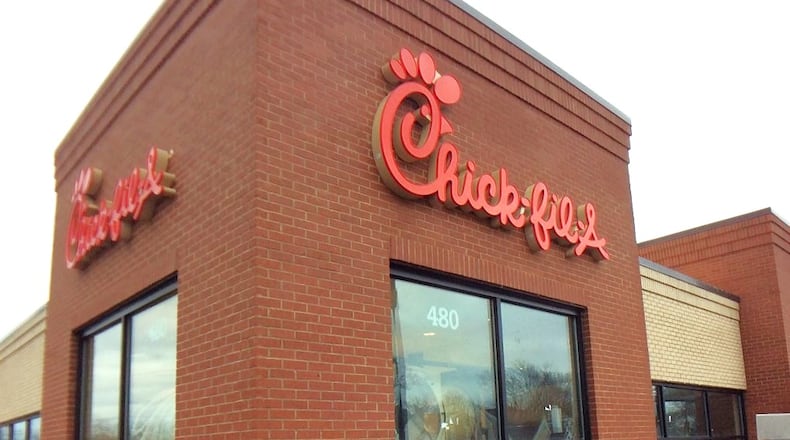 The Chick-fil-A in the Town & Country Shopping Center in Kettering. STAFF