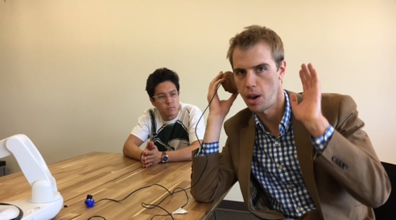 DESiN LLC co-founder Jon Dekar explained how “Obi” works in a November interview with the Dayton Daily News. THOMAS GNAU/STAFF