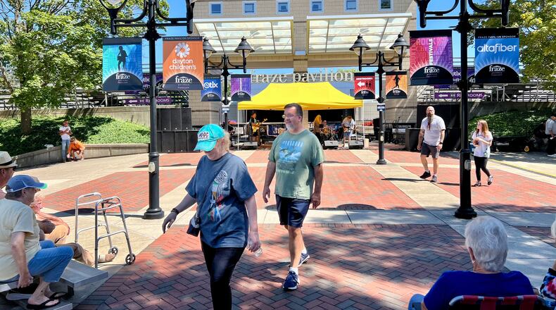 This Labor Day weekend's Holiday at Home celebration in Kettering featured live music, arts and crafts vendors, food, and more. AIMEE HANCOCK/STAFF