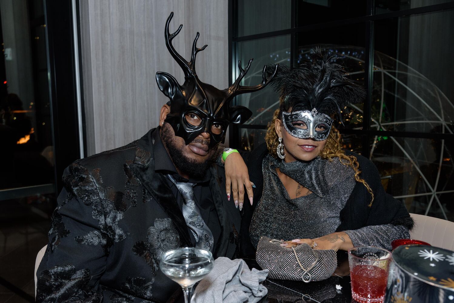 PHOTOS: Did we spot you celebrating New Year's Eve at The Foundry Rooftop's Midnight Masquerade?