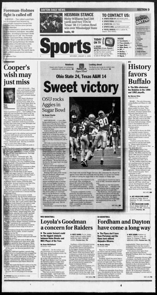 Ohio State Football pages