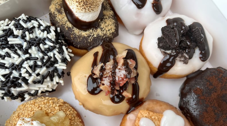 Death Grip Donuts is a food truck featuring a menu of perfectly curated, three-bite donuts with unique names and fun toppings. NATALIE JONES/STAFF