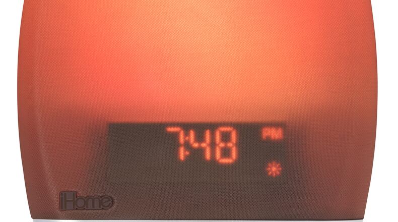 The Zenergy (model iZBT10) bedside sleep therapy machine is designed with flame-free candles to deliver meditative lighting along with sound therapy, all controlled with the push of a button. (Handout/TNS)