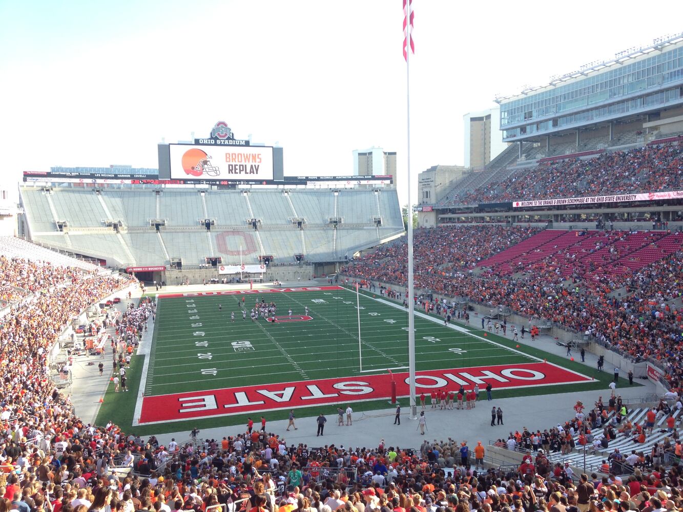 Browns scrimmage at OSU