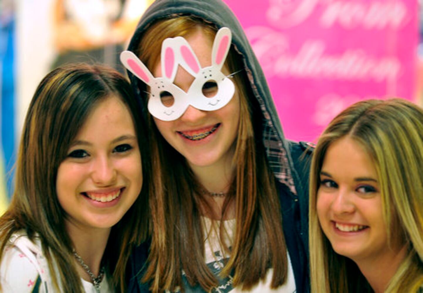 Easter Bunny visits mall
