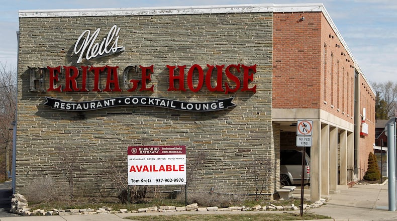 Neil's Heritage House restaurant and banquet center has closed for good. The restaurant ran for 50 years before it shut down in Jan. 2006. It was reopened in 2011. The three story building is now for sale. (Photographed March 17, 2015) LISA POWELL / STAFF