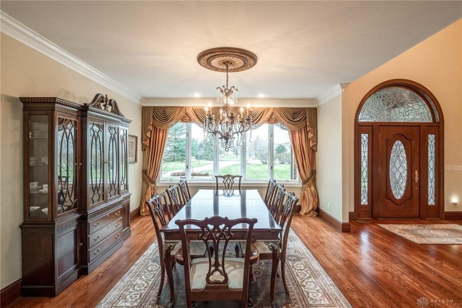 French country-style home offers grand social areas