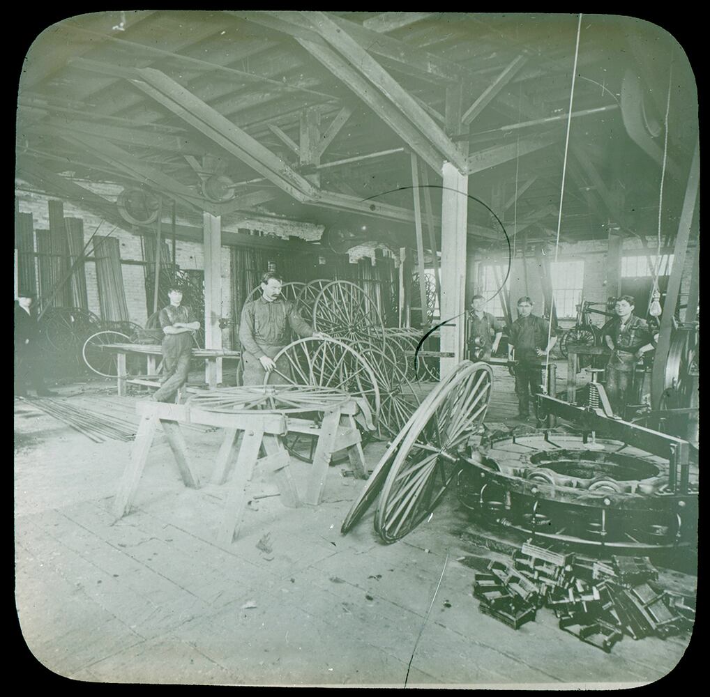 Miamisburg seen in historic lantern slides