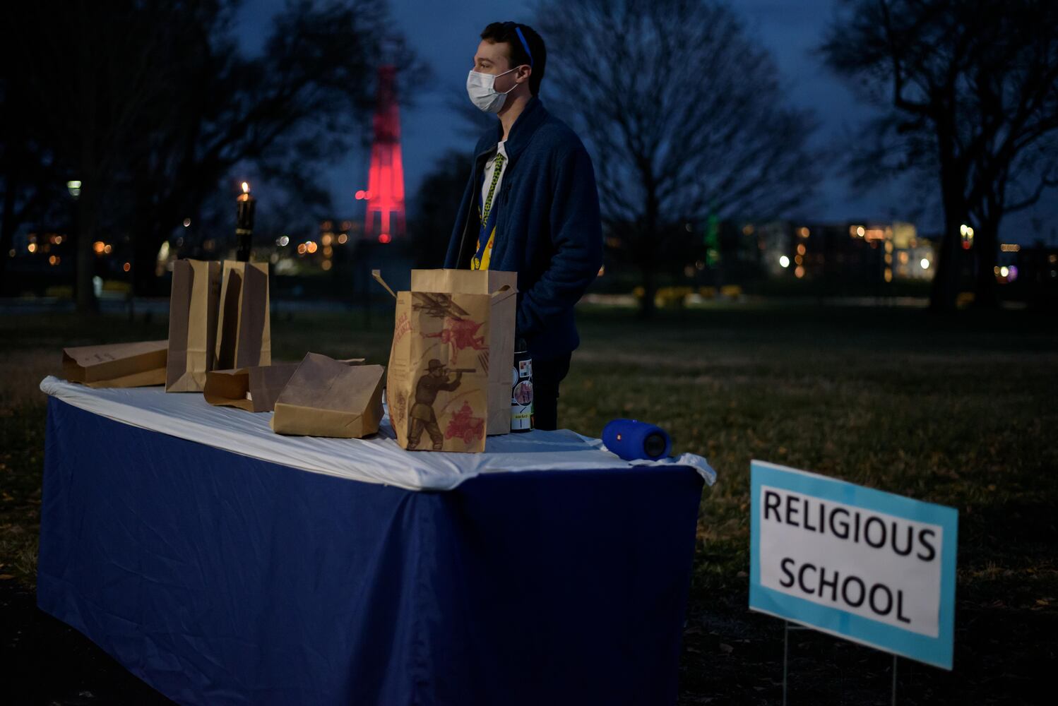 PHOTOS: Temple Israel's Hanukkah Drive-Thru Experience