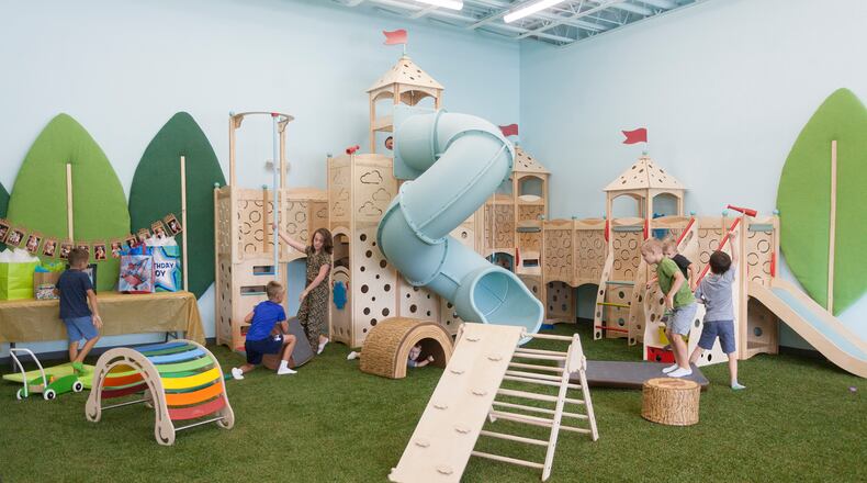 A new play space for children, Timber & Bow Play Studio, is now open in the Sherwood of Troy shopping plaza in Troy.