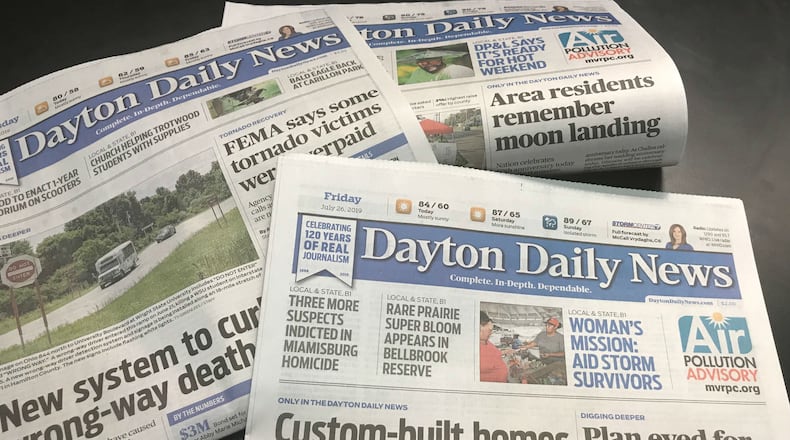 The Dayton Daily News wants to hear from its longest subscribers. STAFF
