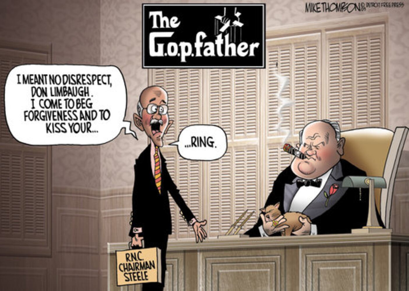 Editorial cartoons on Rush Limbaugh