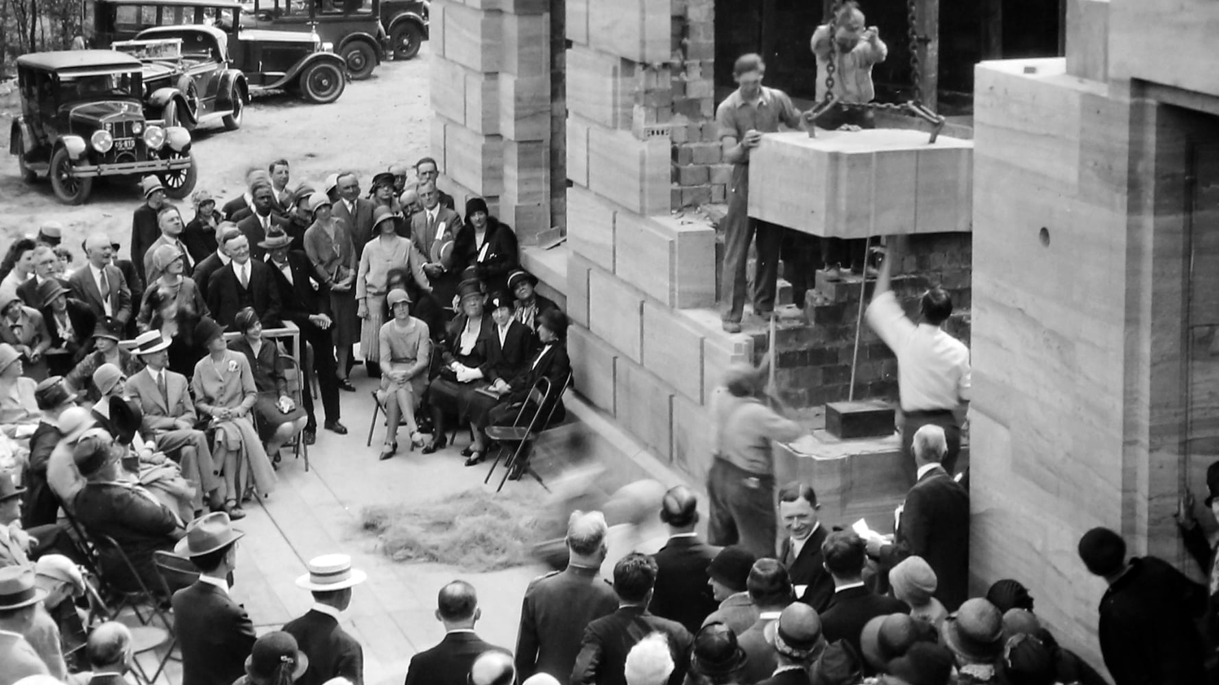 Dayton Art Institute 1928 cornerstone ceremony