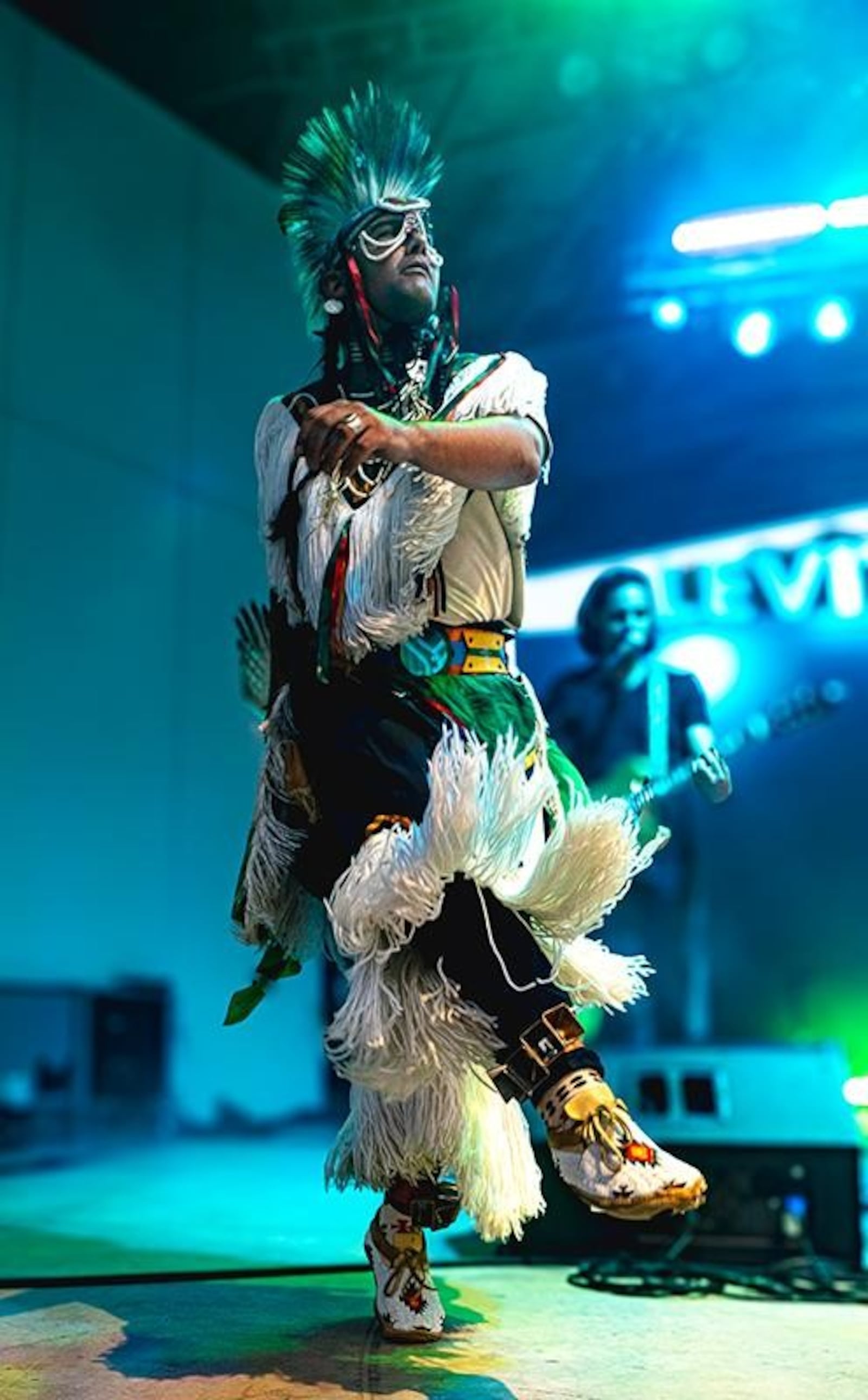 Native American dance will be a part of Levitt Pavilion Dayton's celebration of World Indigenous Day Aug. 9. Photo by Scott Davis 