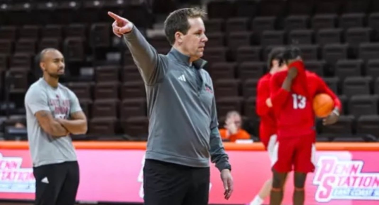 Miami associate head coach Jonathan Holmes. MIAMI ATHLETICS PHOTO