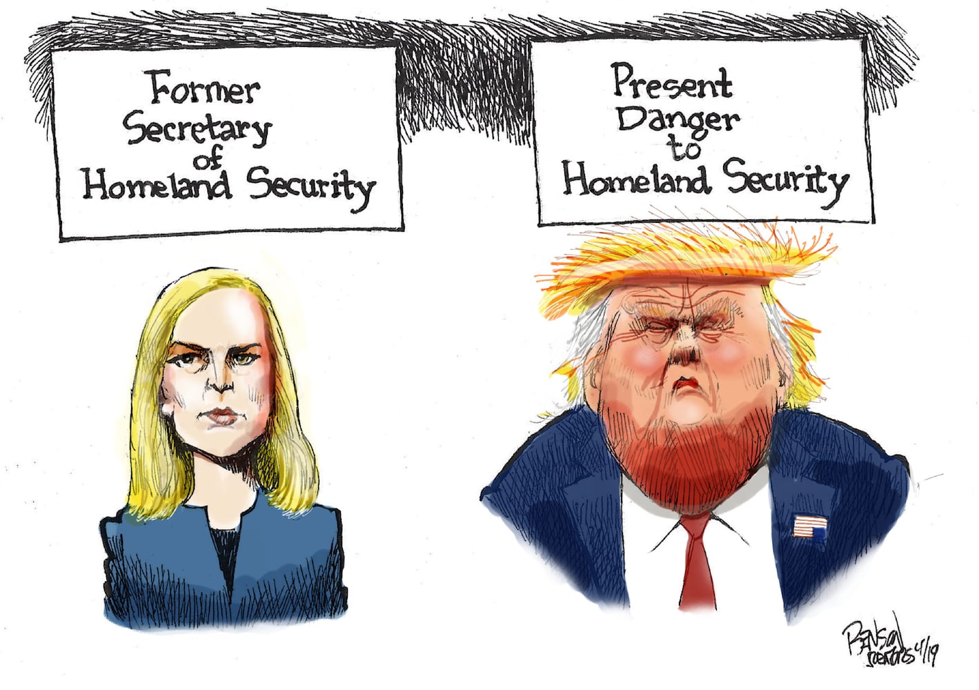 Week in cartoons: Trump’s tax returns, the black hole and more