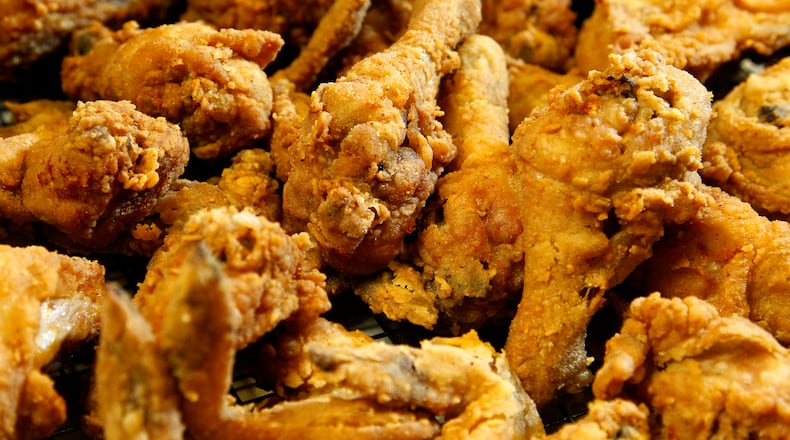 Lee’s Famous Recipe Chicken is teaming up with Bane Staffing to deliver free lunches today to tornado victims and workers involved in cleanup operations. LISA POWELL / STAFF