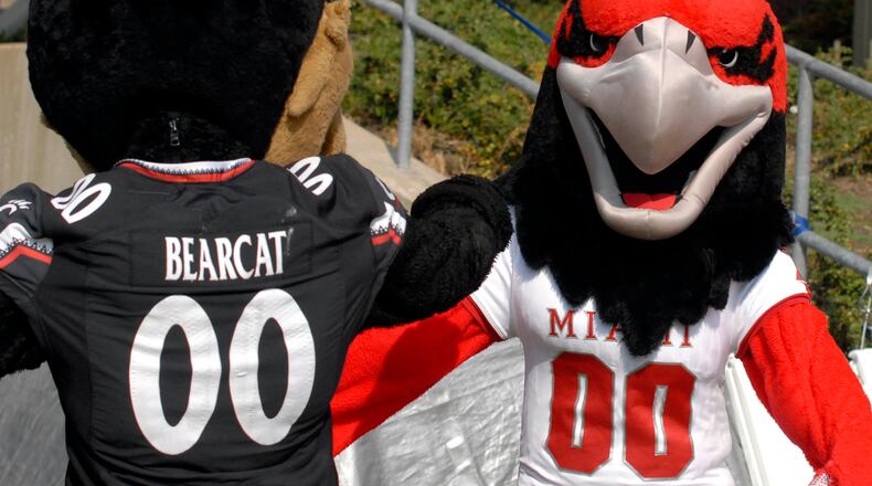 University of Cincinnati Bearcats defeat Miami Redhawks 27-20 at Nippert Stadium on Saturday, Sept. 24. David A. Moodie, contributing photographer.