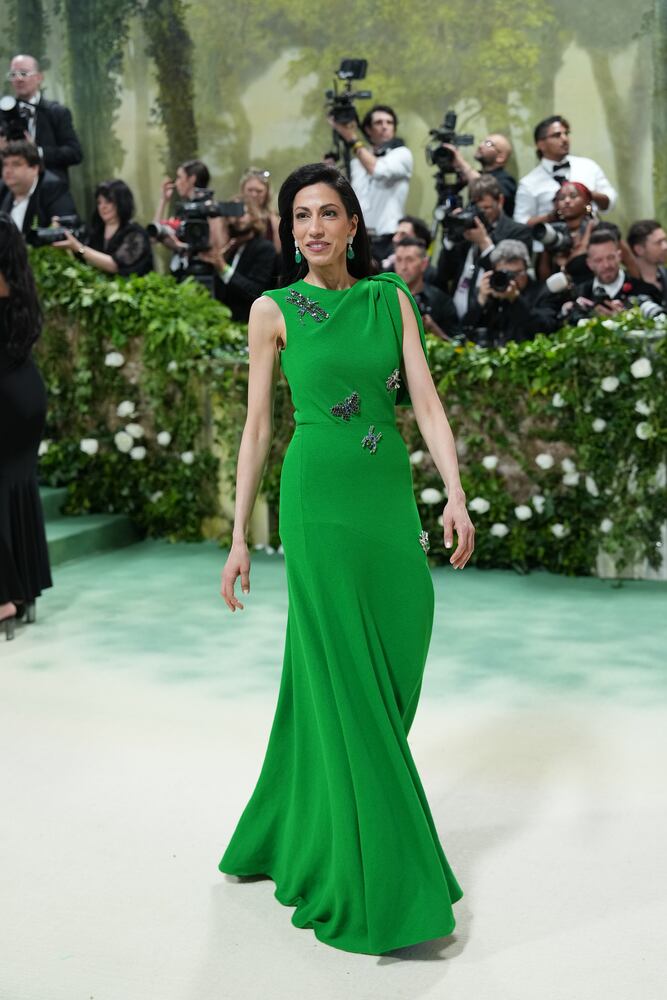 Huma Abedin at the Metropolitan Museum of Art's Costume Institute benefit gala in New York, May 6, 2024. (Amir Hamja/The New York Times)