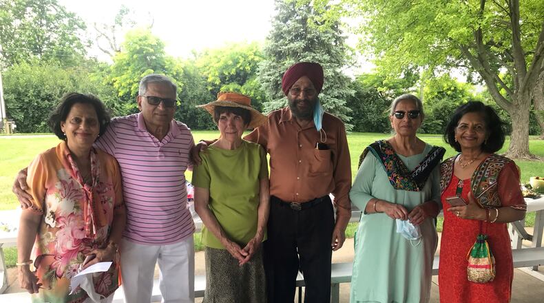 Ravi Khanna (second from the left) with other members of Interfaith Forum of Greater Dayton.