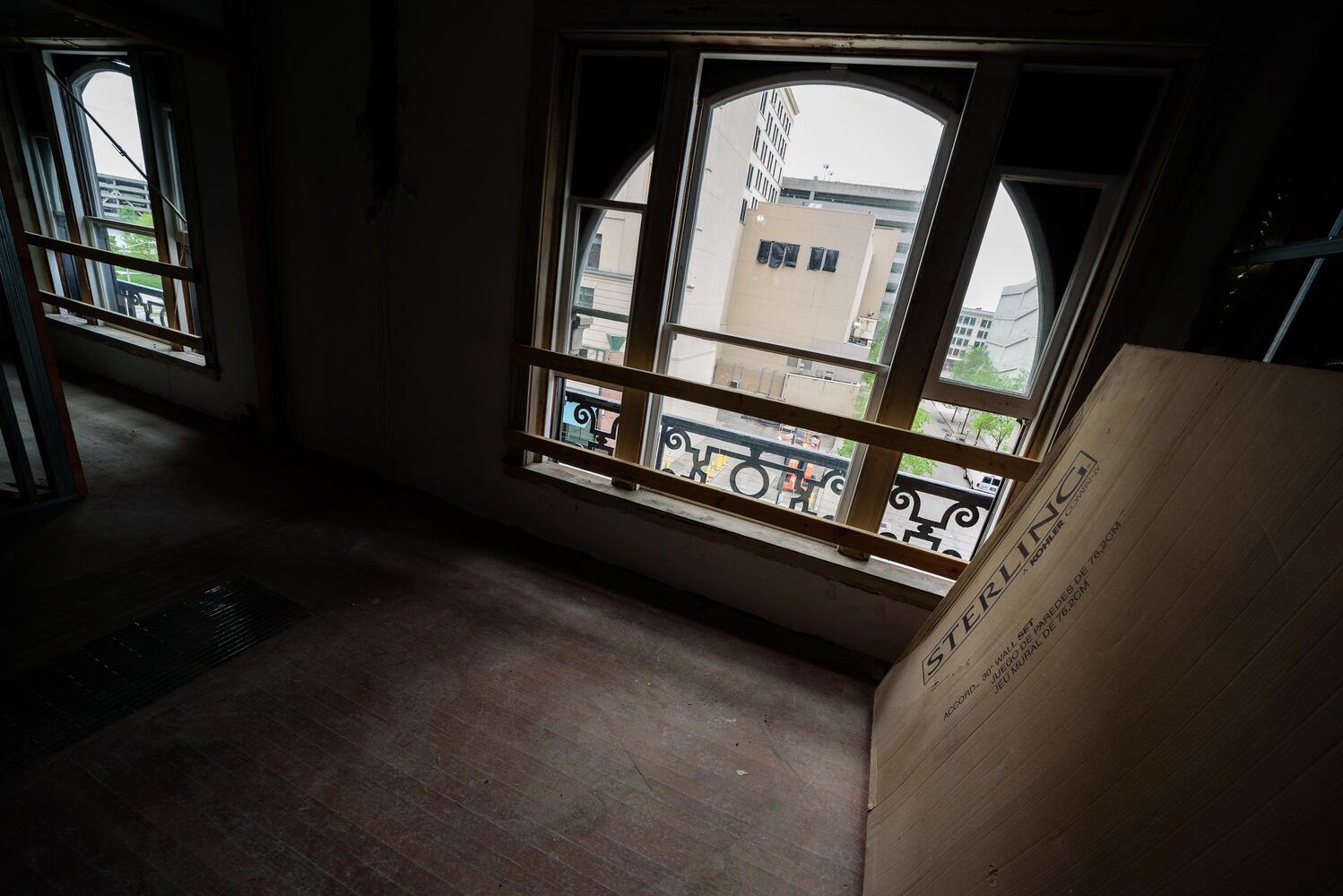 PHOTOS: Dayton Arcade recovery continues, first floor slab completed and windows restored