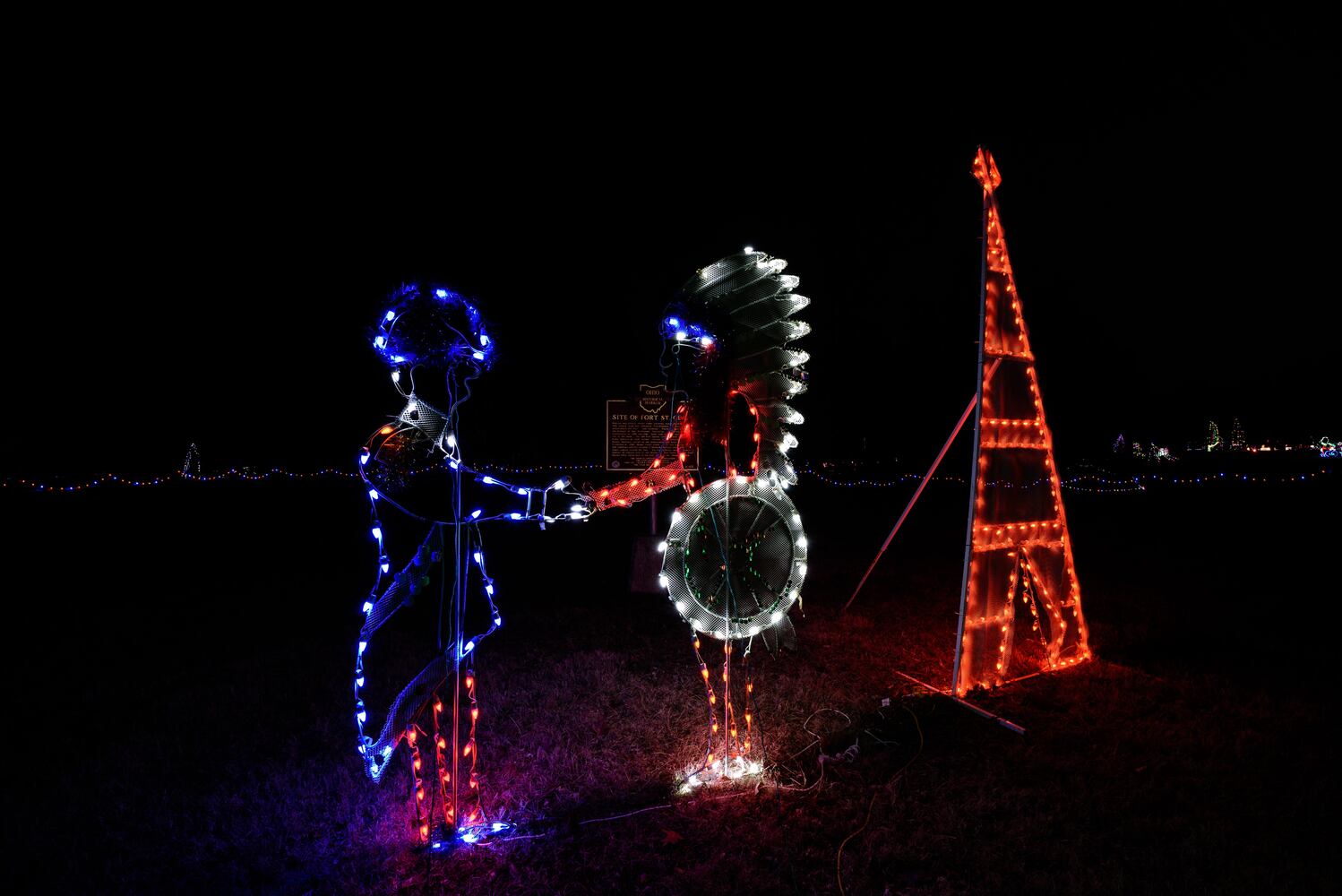 PHOTOS: Fort Saint Clair Whispering Christmas light display in Eaton