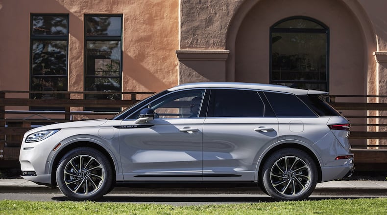 The all-new 2020 Lincoln Corsair inspired by the Latin word cursus meaning journey enters the thriving small luxury SUV segment, designed to give luxury customers technology to make their drive effortless, such as Phone As A Key, Head-Up Display and standard Lincoln Co-Pilot360 driver-assist features. Lincoln photo