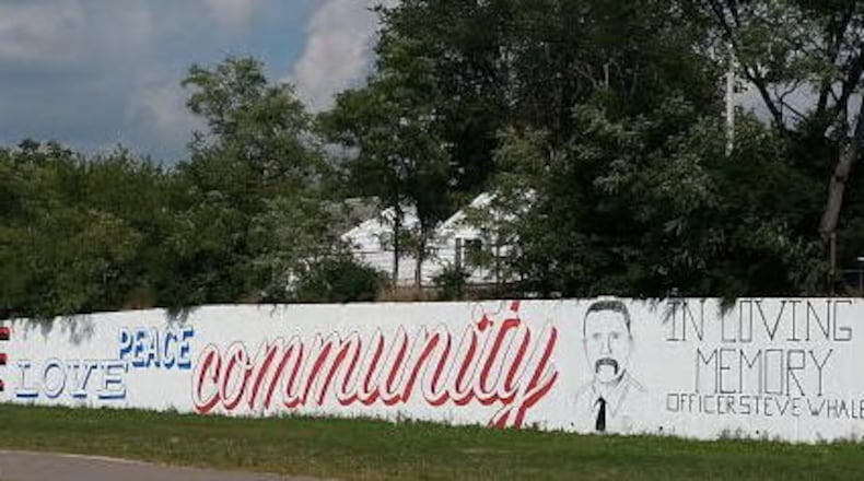 Shown is the previous Steve Whalen mural before it was vandalized over the summer.