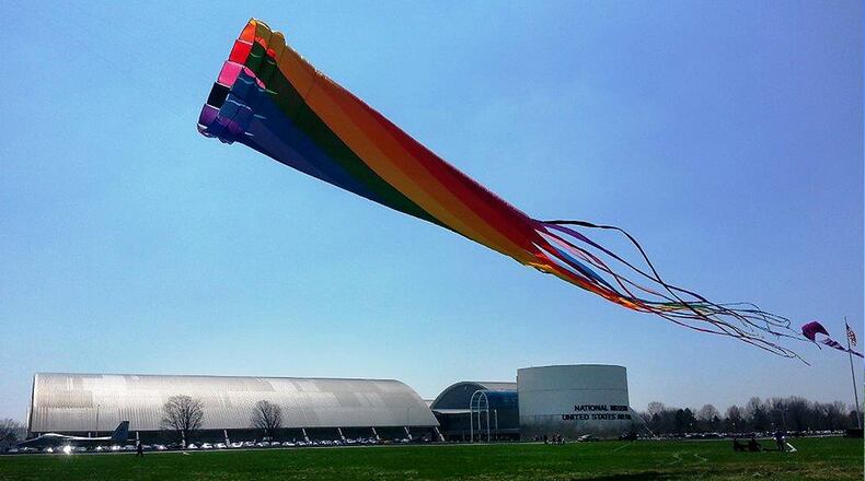 Children and adults of all ages can welcome spring with kite stories, kite building, kite flying and other free hands-on educational opportunities during the April 21 Family Day at the National Museum of the U.S. Air Force. (U.S. Air Force photo)