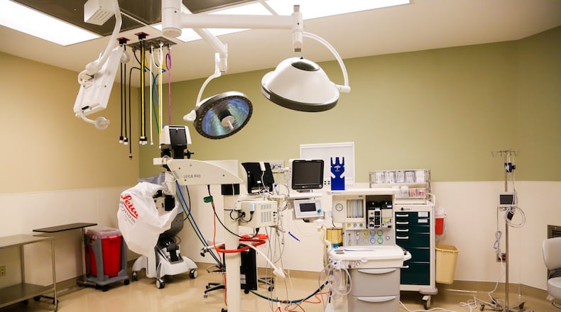 Cincinnati Eye Institute’s clinical offices at 5950 Innovation Drive in Middletown more than double the space for the institute. NICK GRAHAM/STAFF