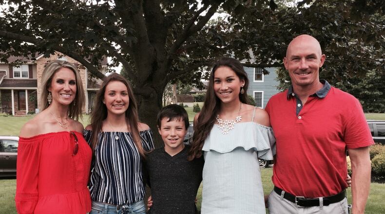 The Thobe family from left: Erica, Kinsey, Gavin, Aubrey, and Dan. CONTRIBUTED