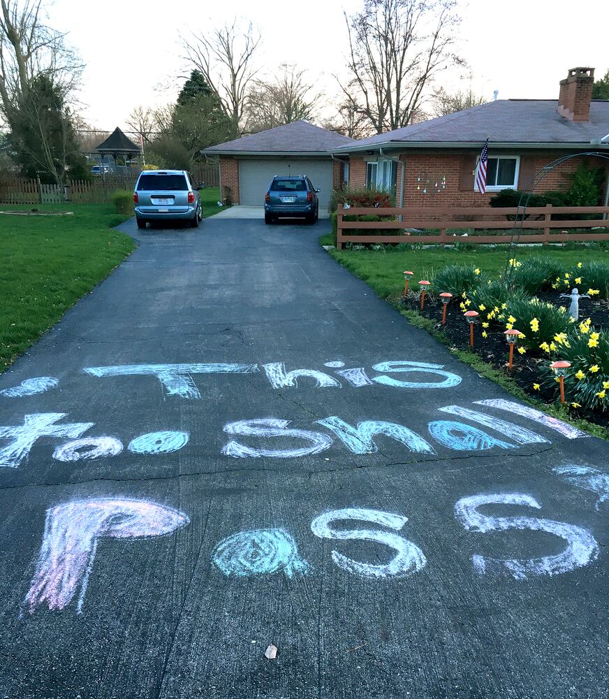 PHOTOS: Positive messages keep spirits up across the Miami Valley