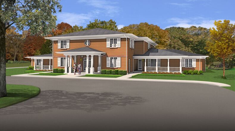 Artists rendering of what a future Fisher House at the Dayton VA Medical Center campus may look like. CONTRIBUTED / Fisher/Nightingale Houses, Inc.