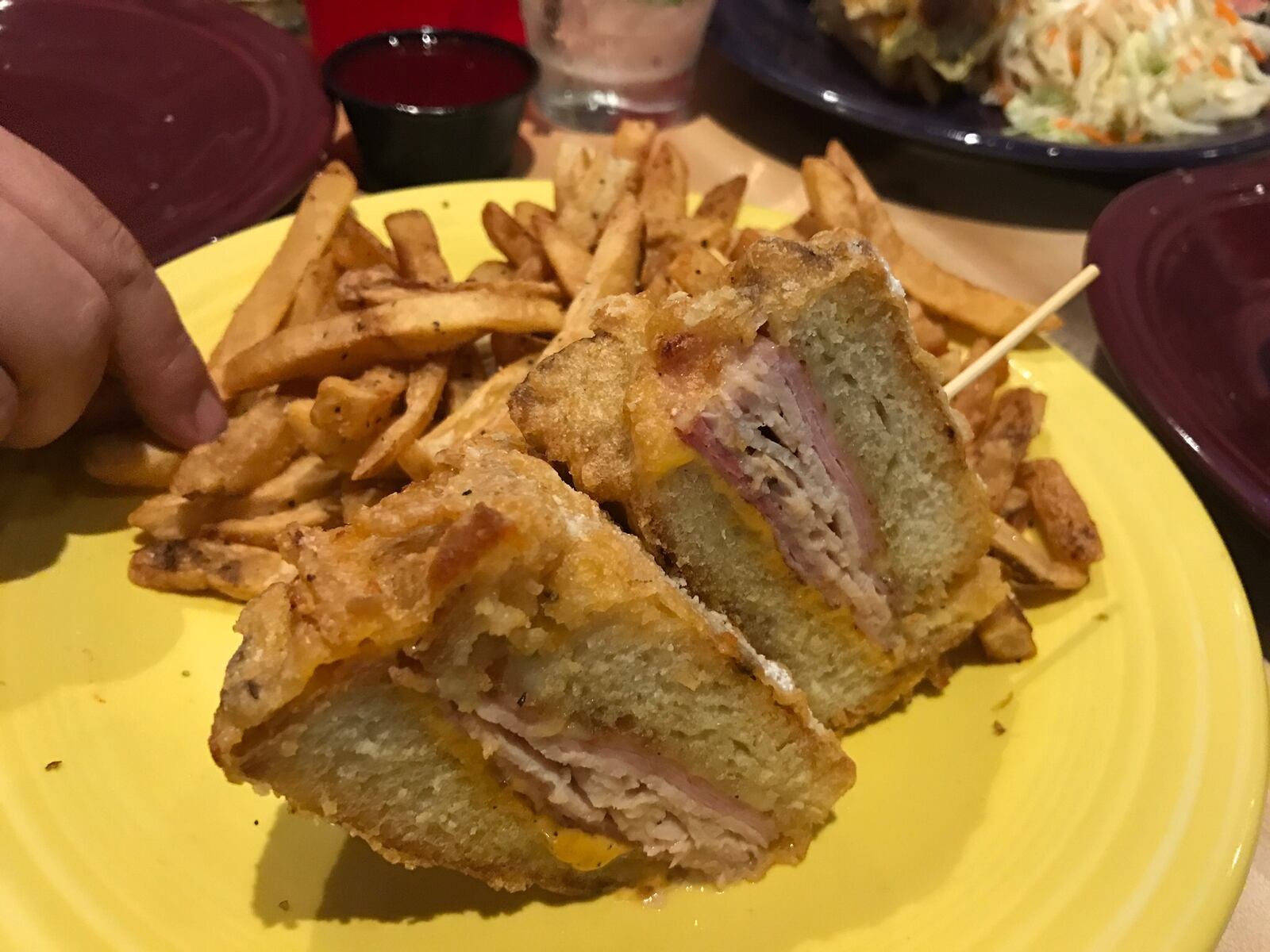 Melt Bar and Grilled opened its first Dayton area restaurant in Beavercreek on June 12, 2017.  Sneak peeks were held the weekend before. The restaurant employees 100 and is decorated in Dayton decor. Matt Fish is Melt's founder.