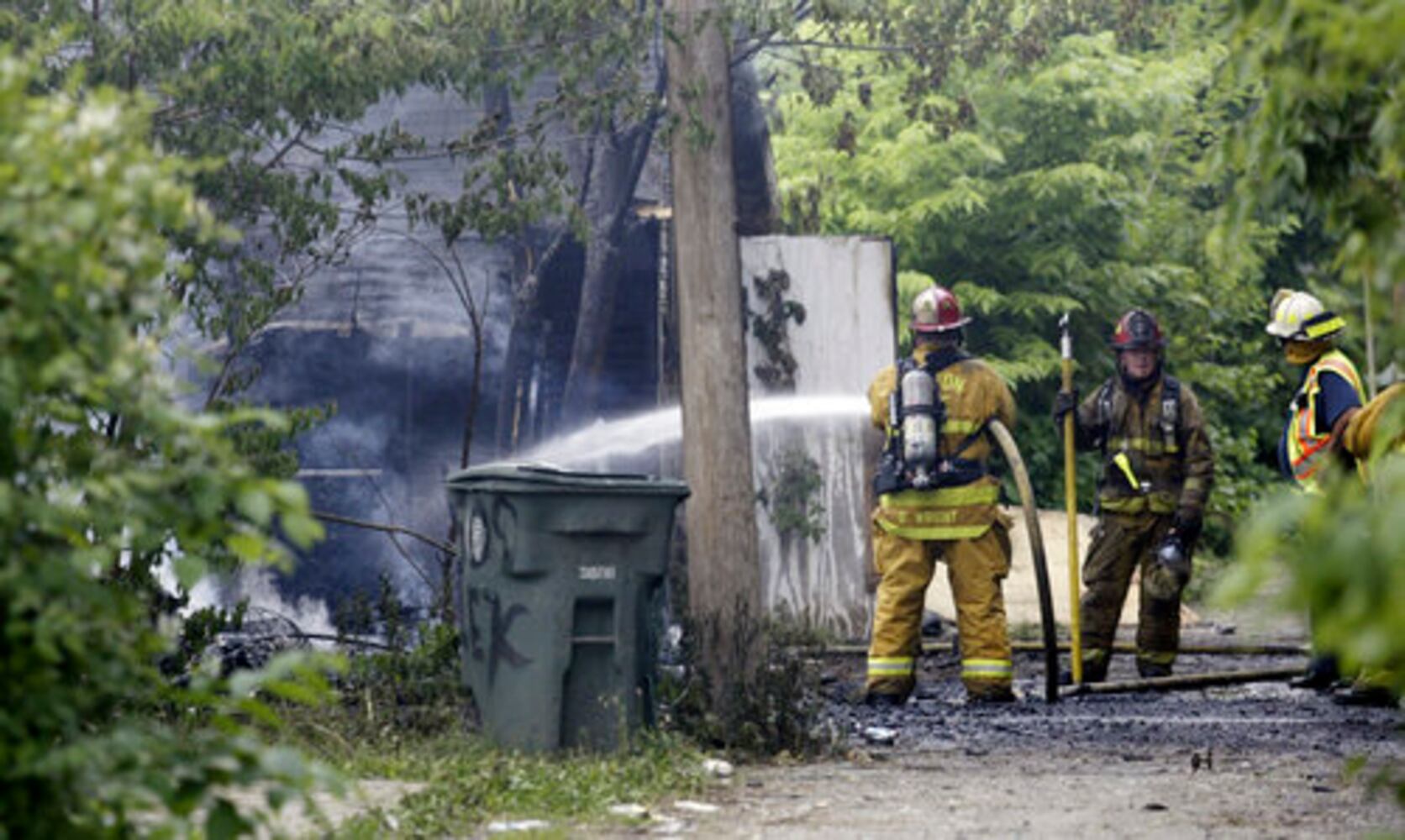 Fire at multi-family home