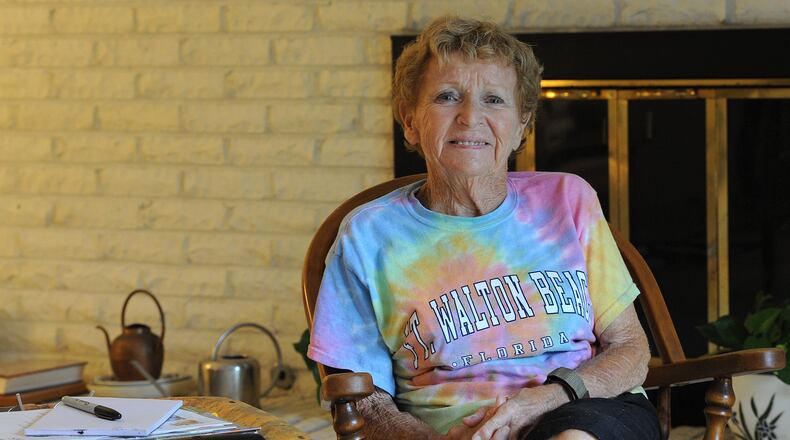 Grace Mannix is a volunteer at St. Vincent De Paul Conference at St. Henry Catholic Church in Miami Twp. MARSHALL GORBY\STAFF